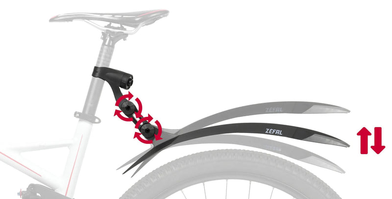 Load image into Gallery viewer, Zéfal steckschutzblech deflector rm90+ clip-on fender deflector rm90+