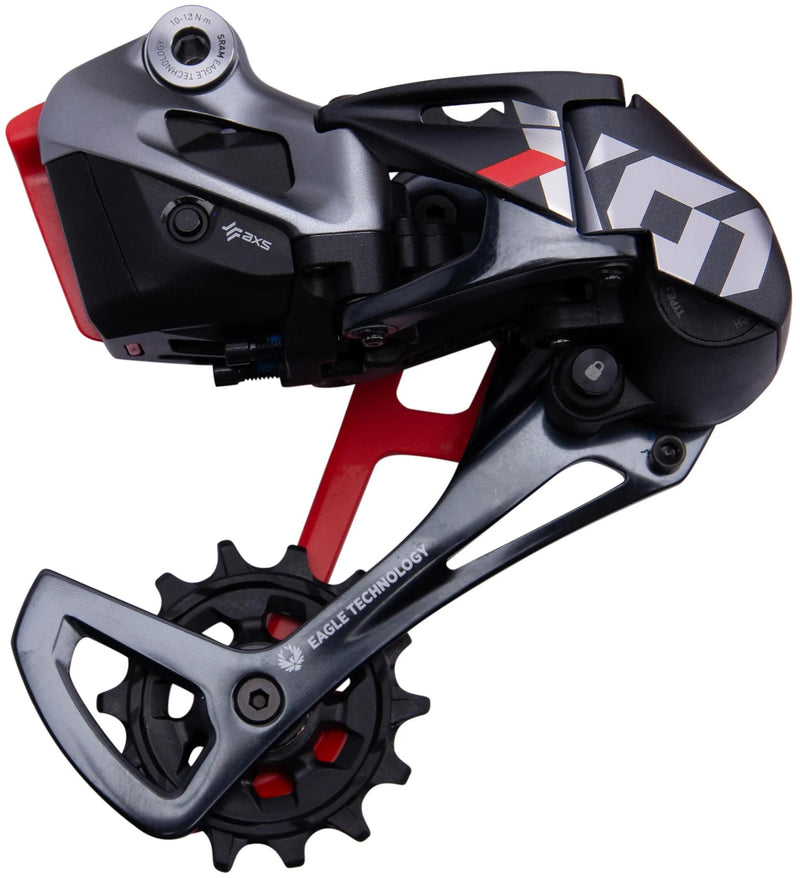Load image into Gallery viewer, Sram schaltwerk x01 eagle axs rear derail. x01 eagle axs 52t red
