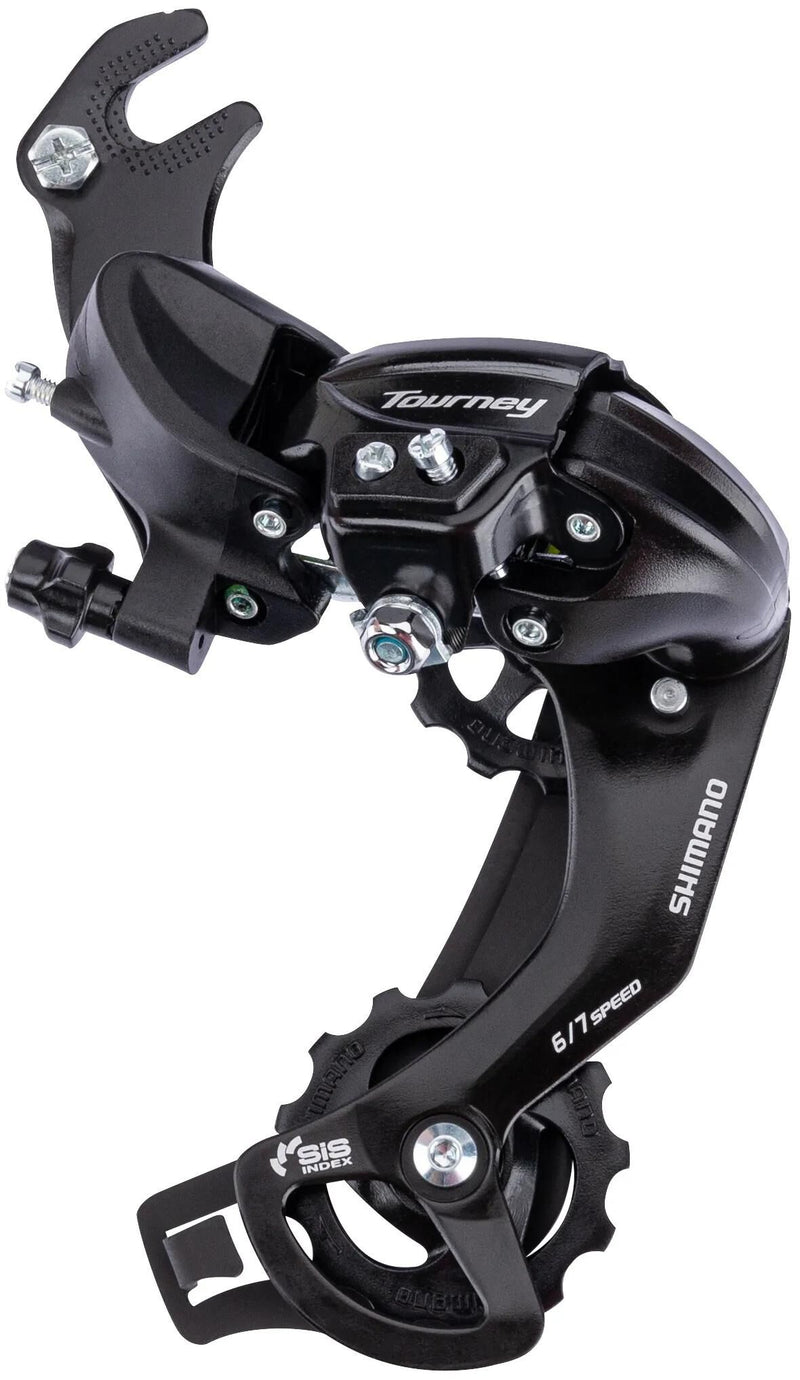 Afbeelding laden in galerijviewer, Tourney TY300 achterderailleur 6 7-speed met haak zwart