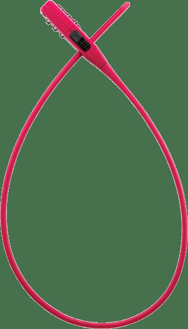 Load image into Gallery viewer, Trelock zahlen-kabelschloss strap it cable tie clamp strap it pink