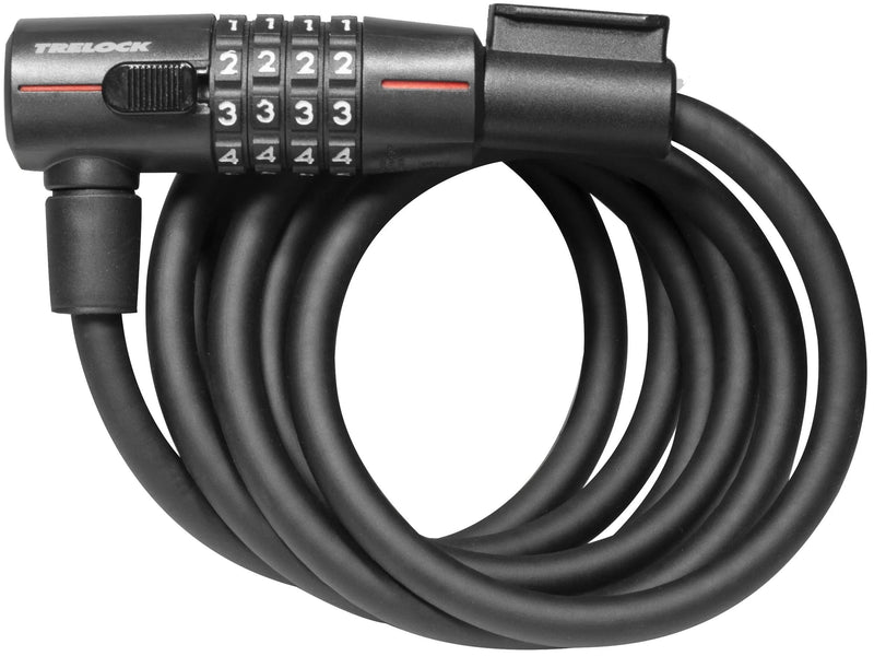 Load image into Gallery viewer, Trelock spiralkabelschloss sk 210 curly cable lock sk 210 numeric code