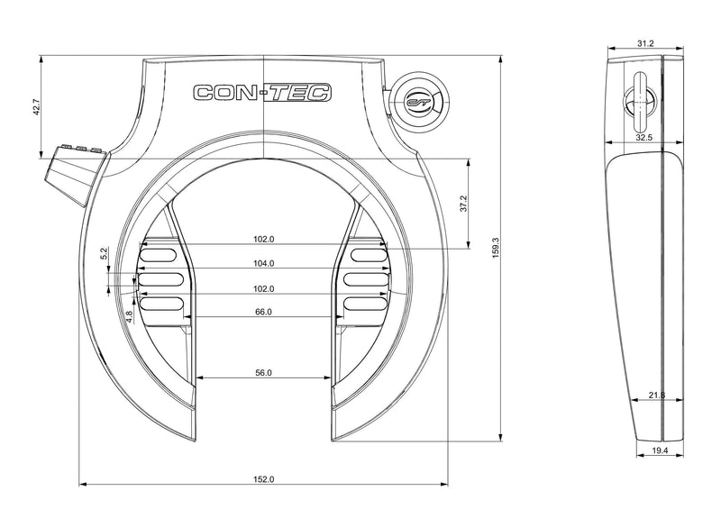 Load image into Gallery viewer, Contec rahmen- und akkuschloss-set powerloc m ct frame locks powerloc ct1 nr blo bos dt2 werkst