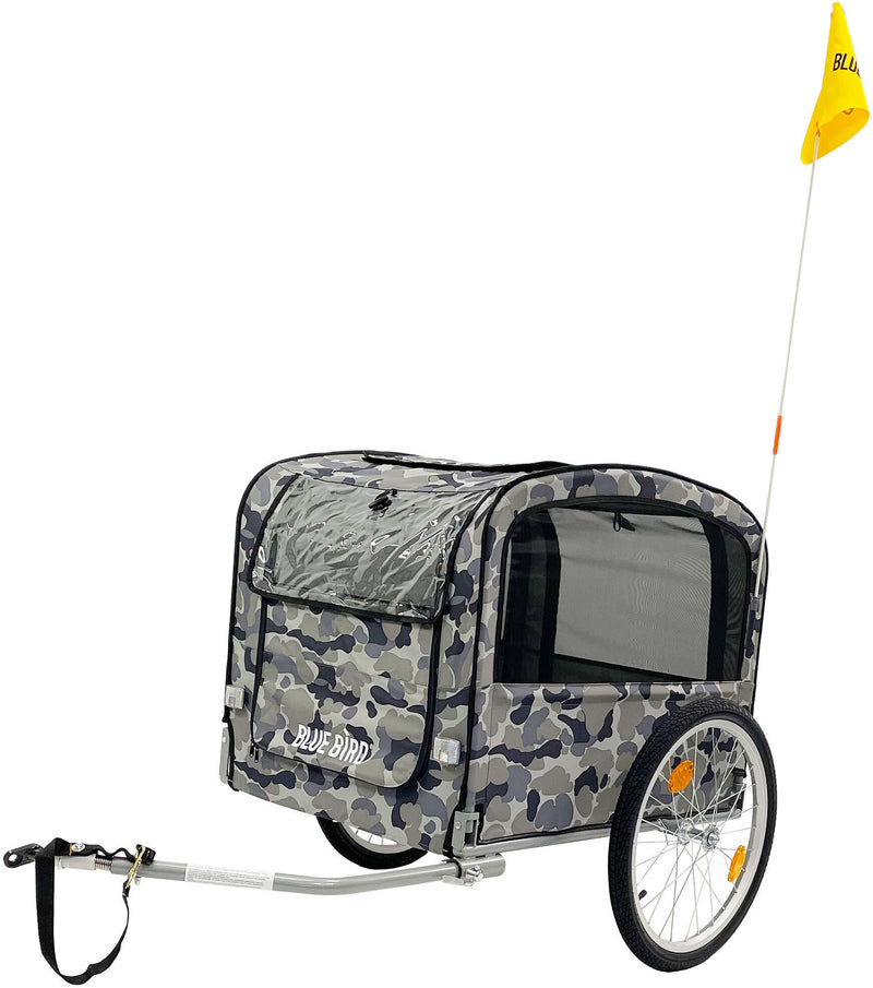 Load image into Gallery viewer, Blue bird fiets-hondenkar dog trailer 20 camouflage