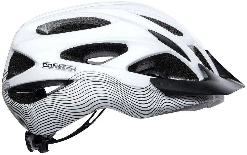 Load image into Gallery viewer, Contec helm laska ct helmets laska gr. s m matt white black