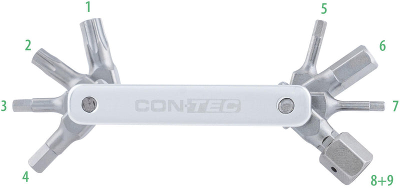 Load image into Gallery viewer, Contec multifunctioneel gereedschap tfr - buster 9 ct multitool tfr-buster 9 9 functions silver