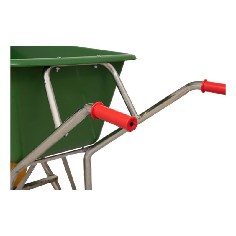 Afbeelding laden in galerijviewer, Mm producten kruiwagen 160liter poly verz onderstel ged 2 nml wiel