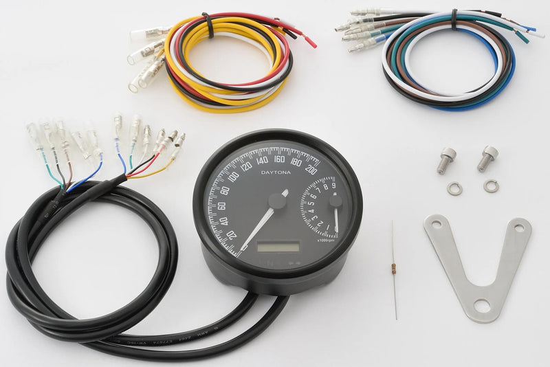 Load image into Gallery viewer, Daytona tachometer velona w speedometer velona-w, sw m. speed m. 200km h