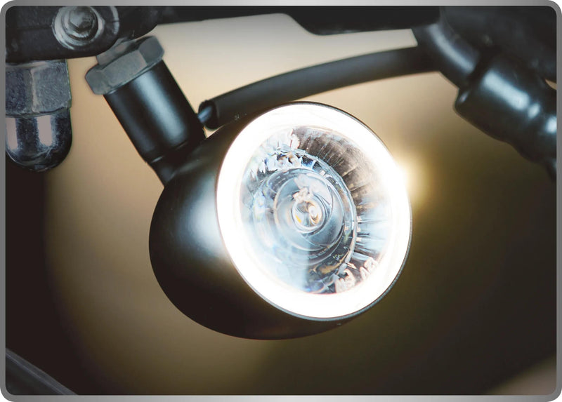 Load image into Gallery viewer, Kellermann led-blinker bullet 1000® pl white kl turn signal bullet 100 white, black