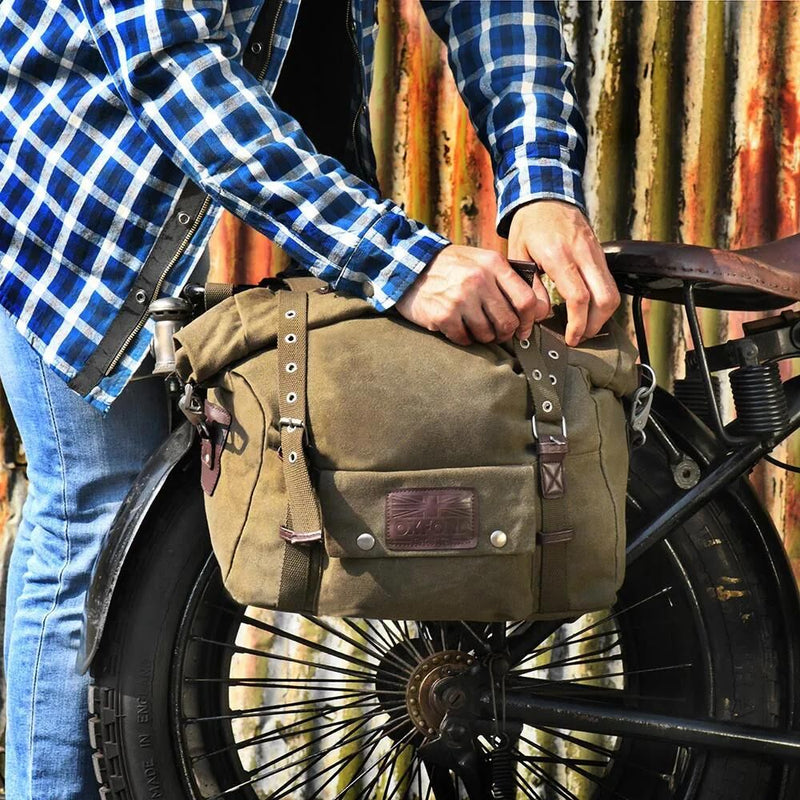 Afbeelding laden in galerijviewer, Oxford tasche heritage panniers heritage 40 ltr brown