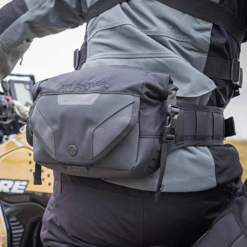 Load image into Gallery viewer, Oxford bauchtasche atlas w-3 atlas w-3 fanny pack gray black