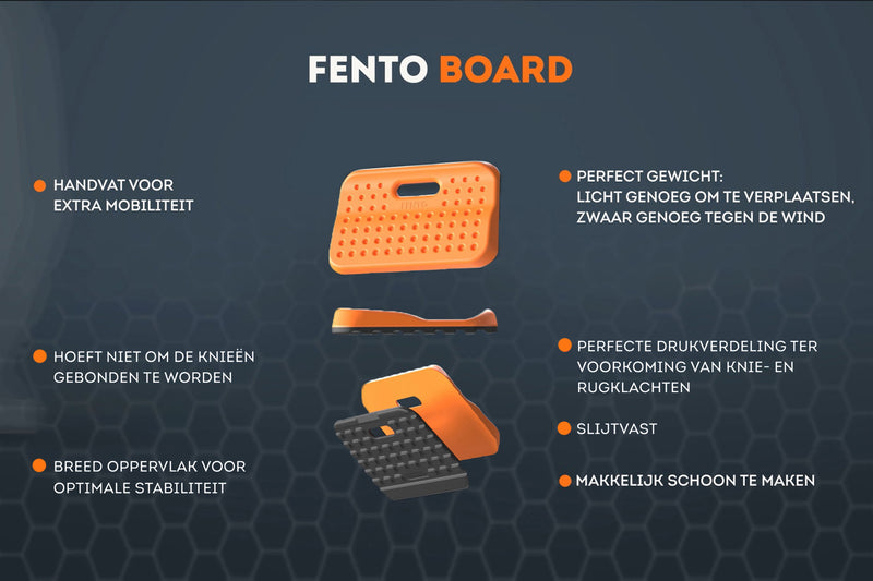 Chargez l'image dans la visionneuse de la galerie, Fento producten board ergonomische kniemat per stuk