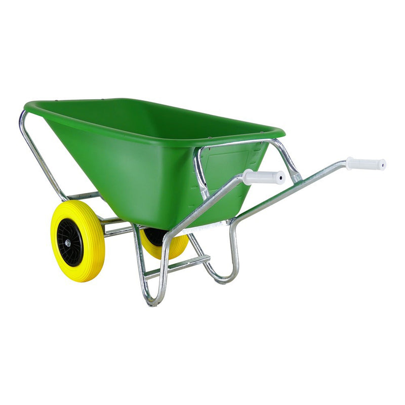 Laden Sie das Bild in Galerie -Viewer, Fort producten kruiwagen f s 165l groen hdpe bak 2 wiel nooitmeerlek