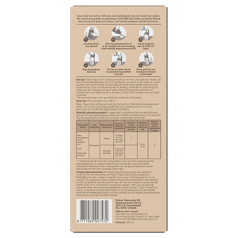 Load image into Gallery viewer, Pokon tegen onkruid concentraat 450ml