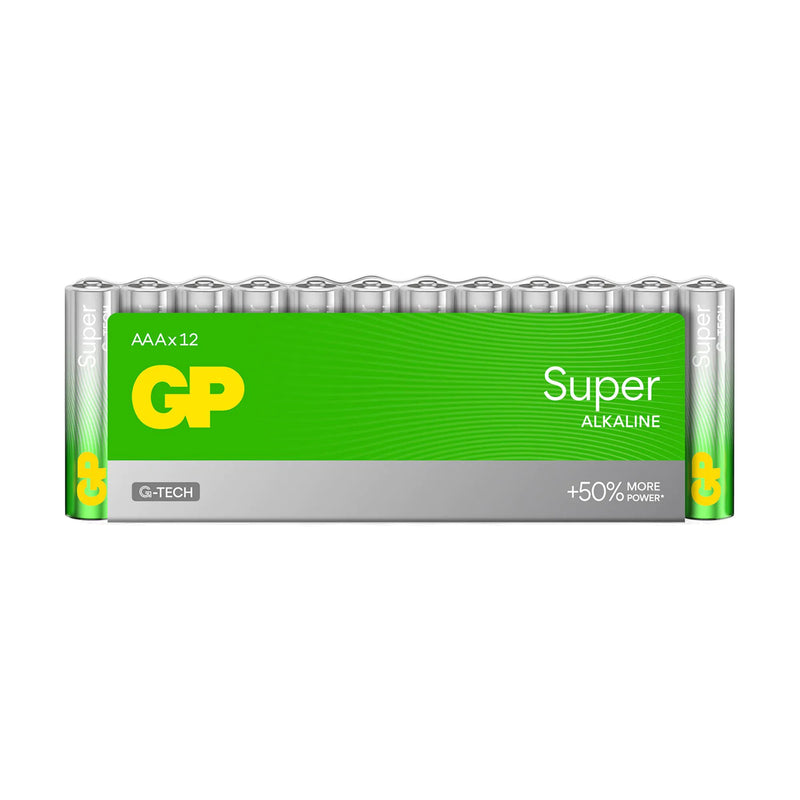 Load image into Gallery viewer, Gp super alkaline aaa-batterijen 12pk