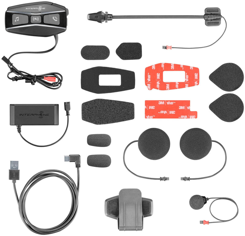 Load image into Gallery viewer, Interphone helmkommunikationssystem u-com 16 com. system helmet u-com16 singlekit