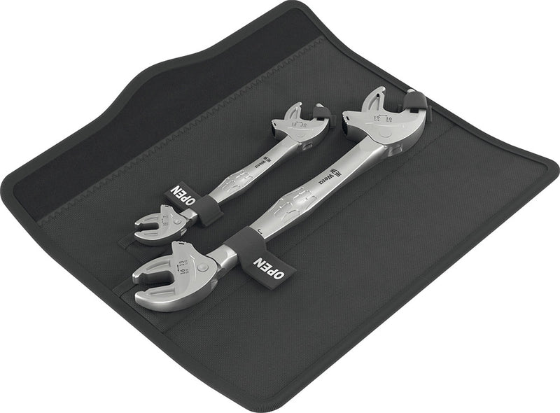 Afbeelding laden in galerijviewer, Wera 6006 joker 2 set 1 self-adjusting double open-end wrench sw 7 - 19mm 2-piece
