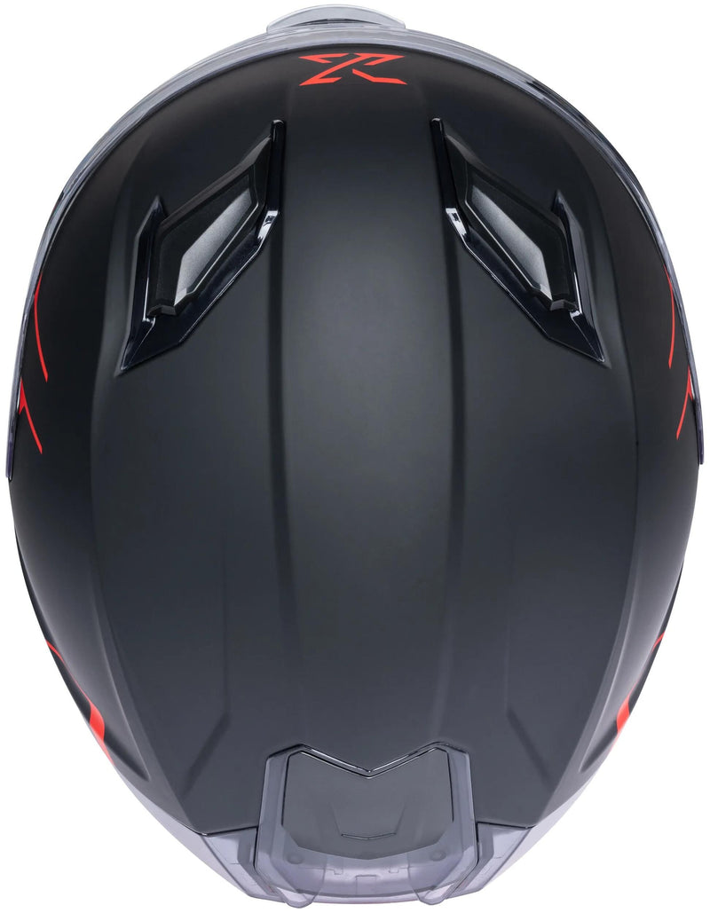 Load image into Gallery viewer, Spec-x integralhelm sx-82.03 r2 stinger helmet sx-82.03 r2 black matt red xs pin rea