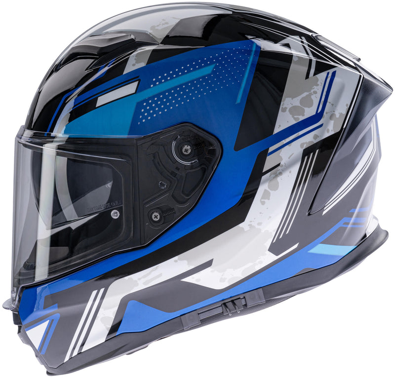 Load image into Gallery viewer, Spec-x integraalhelm sx-82.03 r1 stinger helmet sx-82.03 r1 bl black white m pin read