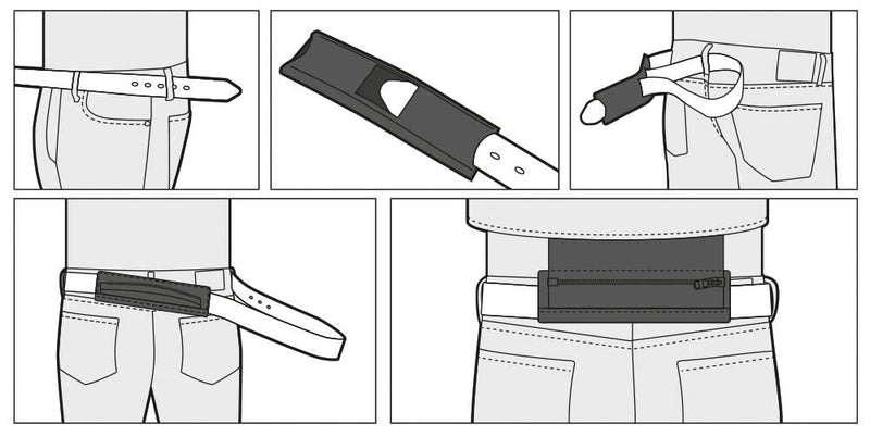 Load image into Gallery viewer, Oxford jacket verbindingsriem belt fastener black