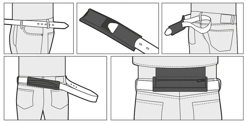 Afbeelding laden in galerijviewer, Oxford jackenverbinder belt fastener black