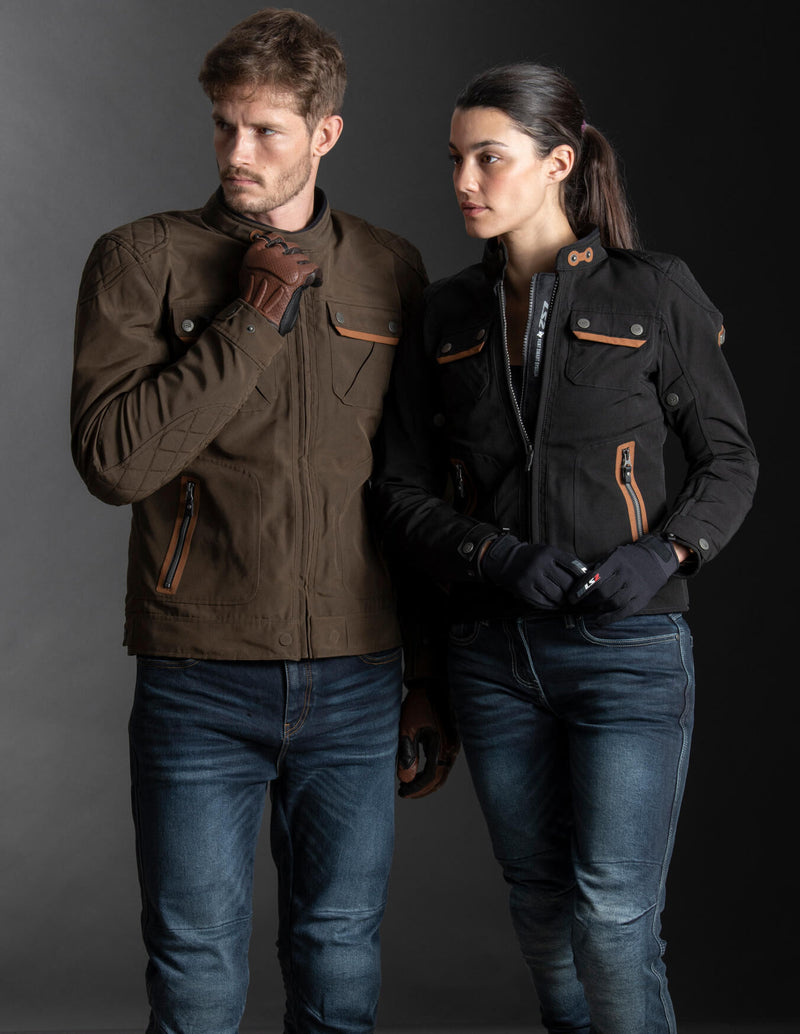 Load image into Gallery viewer, Ls2 jas bullet jacket bullet man brown xl