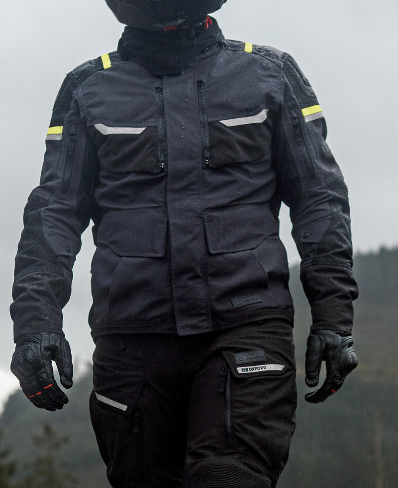Load image into Gallery viewer, Oxford jas stormland jacket stormland gray sw neon yellow gr. 3