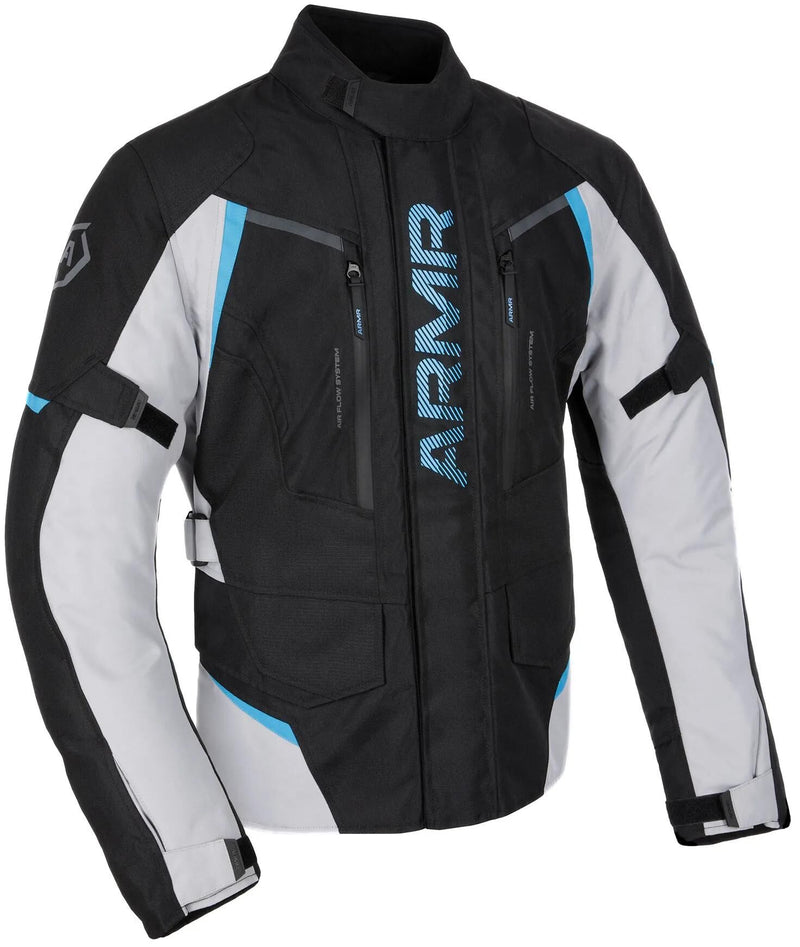 Load image into Gallery viewer, Armr jacke kiso 4.0 jacket kiso 4.0 wp ms black grey blue gr. m