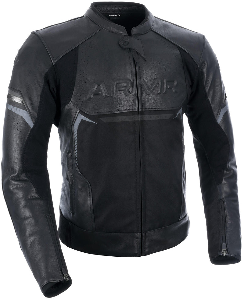 Load image into Gallery viewer, Armr leren jas raiden 3.0 leather jacket raide 3.0 ms black gr. 3xl