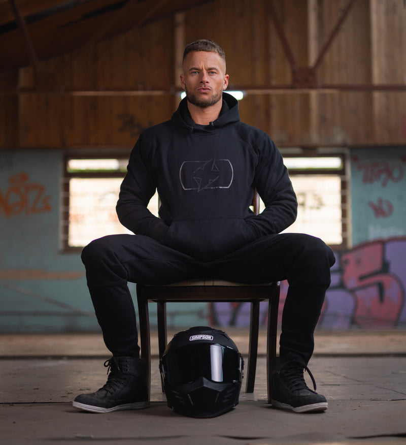 Load image into Gallery viewer, Oxford jas armourlite aa pullon hoodie armourlite sweater ms black gr. xxl