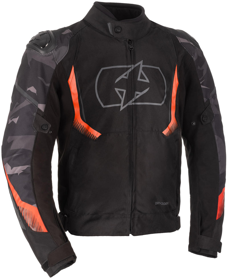 Load image into Gallery viewer, Oxford jas omega 1.0 jacket omega 1.0 d2d ms black camo red xl