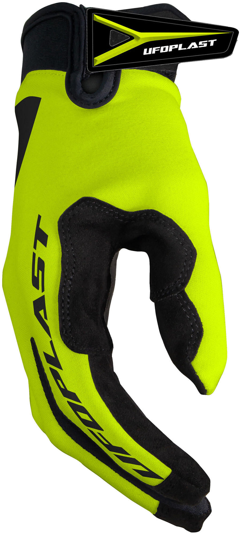Load image into Gallery viewer, Ufo plast crosshandschoen skyline kids children gloves ufo skyline yellow gr. l