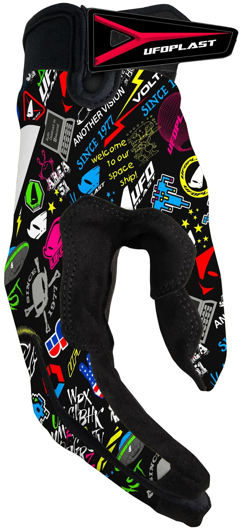 Load image into Gallery viewer, Ufo plast crosshandschuh skyline gloves ufo skyline graphic gr. xl