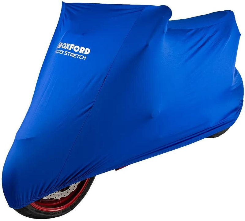 Load image into Gallery viewer, Oxford faltgarage protex protex bike covers stretch indoor s blue
