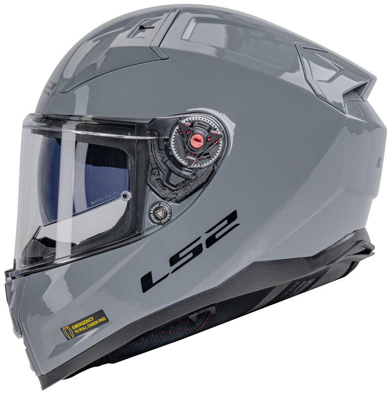 Load image into Gallery viewer, Ls2 integraalhelm ff811 vector ii solid helmet ff811 vect. ii solid m grey