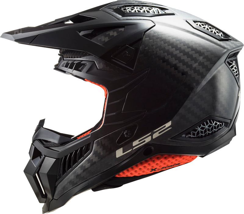 Load image into Gallery viewer, Ls2 crosshelm mx703 x-force solid helmet x-force carbon black gr. l