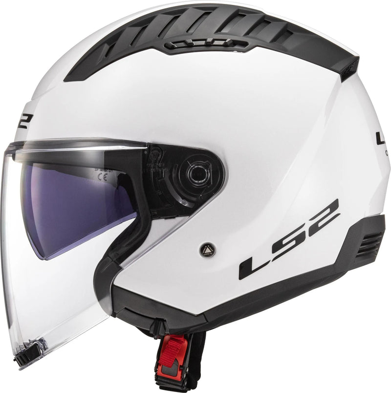 Chargez l'image dans la visionneuse de la galerie, Ls2 jethelm of600 copter ii solid helmet copter ii soli white gr. m