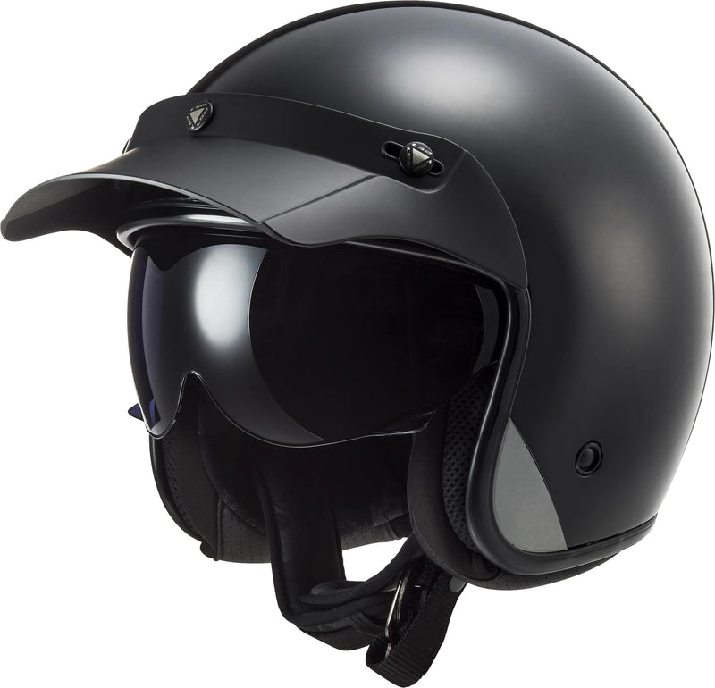 Load image into Gallery viewer, Ls2 jethelm of601 bob ii solid helmet of601 bob ii black matt gr. s