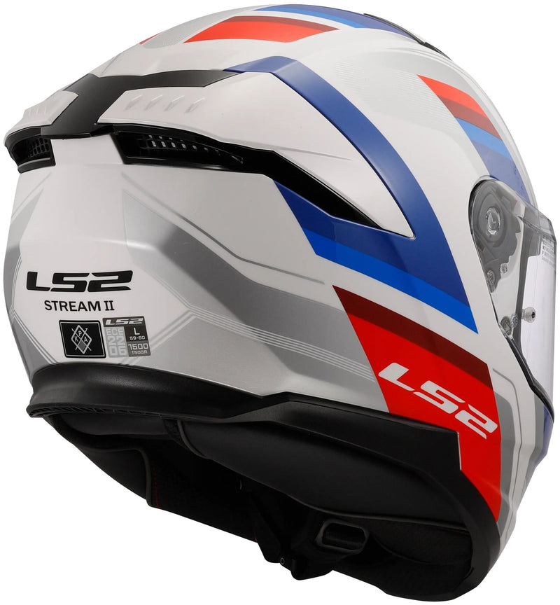 Load image into Gallery viewer, Ls2 integraalhelm ff808 stream ii vintage helmet ff808 stream i vintage ws bl rt gr. s