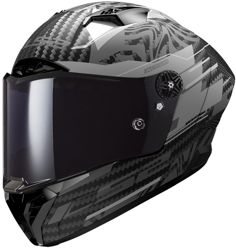 Load image into Gallery viewer, Ls2 integraalhelm ff805 thunder carbon gp aero polar helmet ff805 thunder gp ae polar m. sw gr. xl