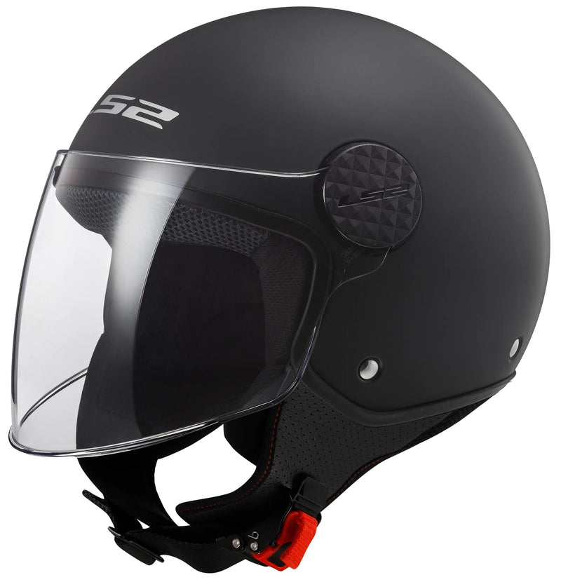 Afbeelding laden in galerijviewer, Ls2 jethelm of558 sphere ii solid helmet of558 sphere i solid matt black gr. xs