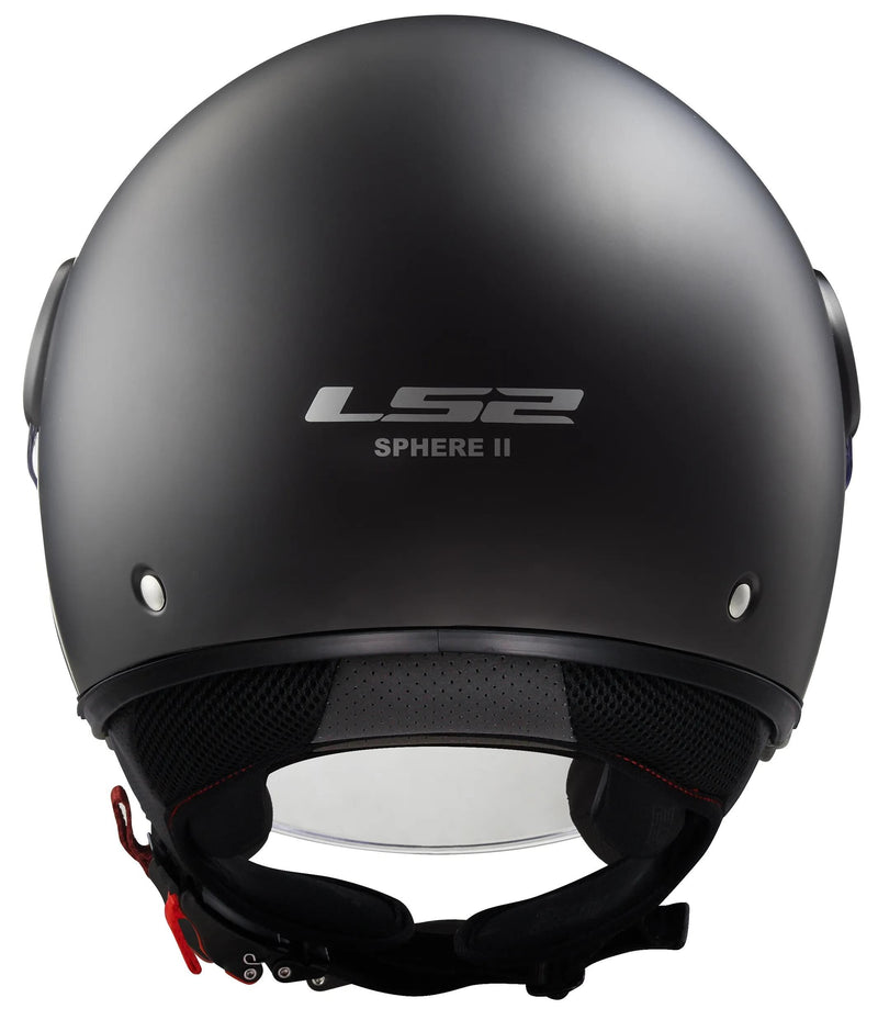 Afbeelding laden in galerijviewer, Ls2 jethelm of558 sphere ii solid helmet of558 sphere i solid matt black gr. xs