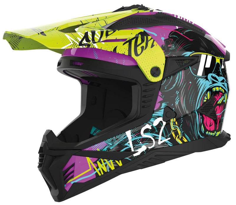 Load image into Gallery viewer, Ls2 crosshelm mx708 fast ii gorilla helmet mx708 fast ii gorilla vi ge gr. xxl