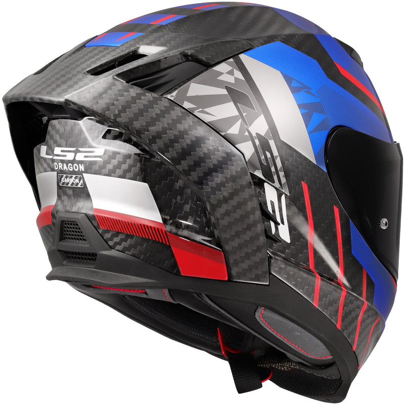 Load image into Gallery viewer, Ls2 integraalhelm ff807 dragon trax helmet ff807 dragon trax 3xl blue red