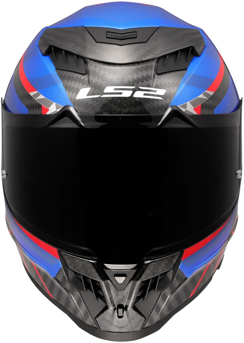 Load image into Gallery viewer, Ls2 integralhelm ff807 dragon trax helmet ff807 dragon trax blue red gr. xxl