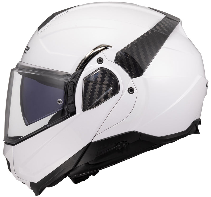 Load image into Gallery viewer, Ls2 opklaphelm ff910 advant ii solid helmet ff910 advant ii solid s white