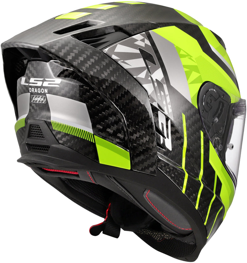 Load image into Gallery viewer, Ls2 integraalhelm ff807 dragon trax helmet ff807 dragon trax l yel. grey