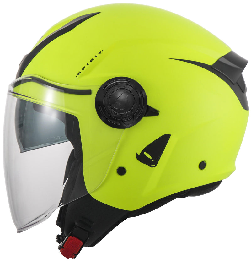 Load image into Gallery viewer, Ufo plast jethelm urban spirit helmet urban spirit s matt neon yel.