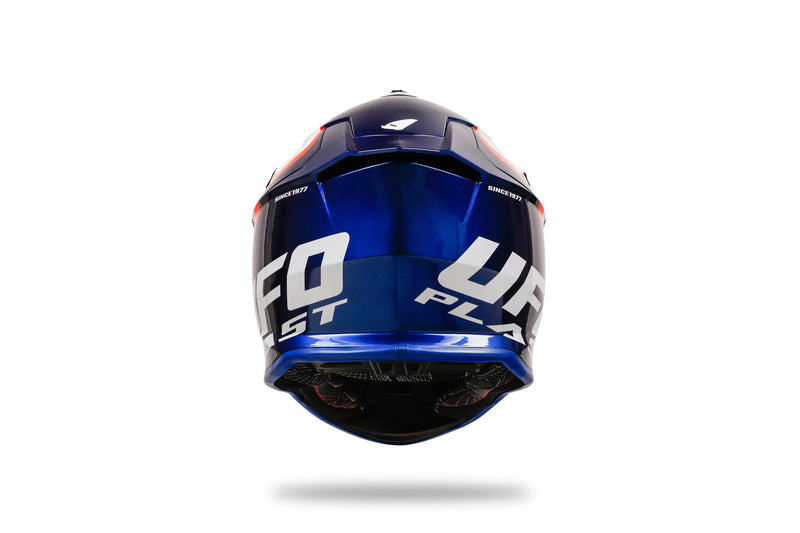 Load image into Gallery viewer, Ufo plast crosshelm intrepid helmet interpid m blue white