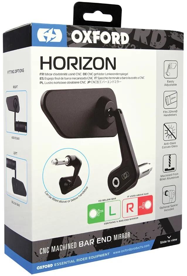 Load image into Gallery viewer, Oxford lenkerendenspiegel horizon handlebar mirror horizon links
