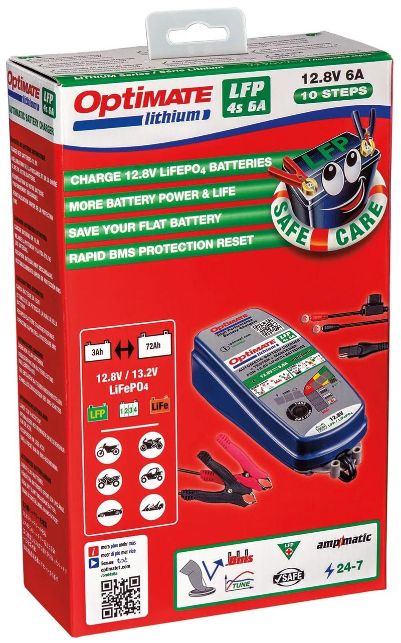 Load image into Gallery viewer, Tecmate batterieladegerät optimate lithium 4s 6a optimate 4s charger lithium 6a